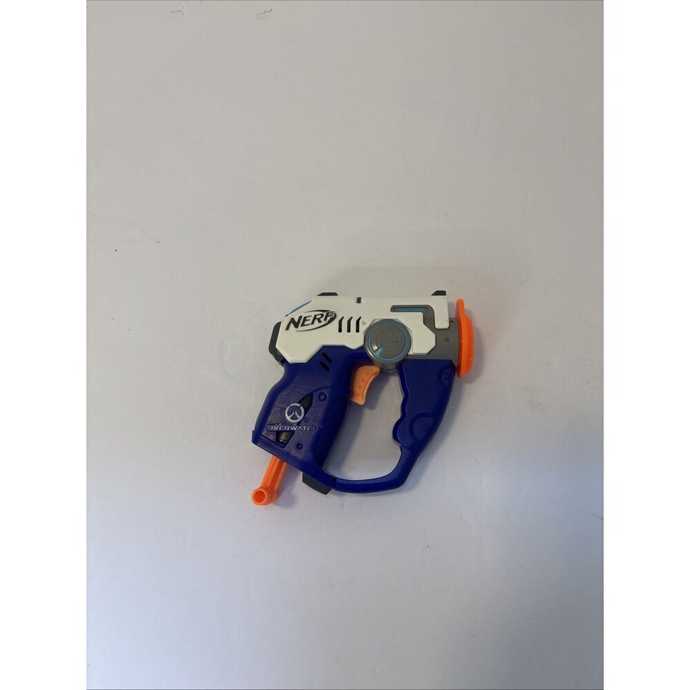 2018 NERF Overwatch Micro Shots Tracer Single Foam Dart Blaster No Darts Ages 8+
